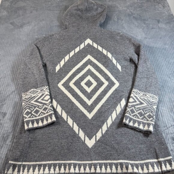 Driftwood Womens Medium Duster Cardigan Aztec Southwestern Open Front Sweater Ki - Picture 2 of 7